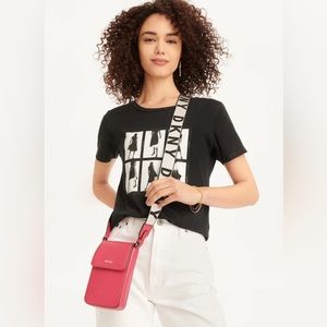 DKNY Winnona Web Strap Phone Crossbody